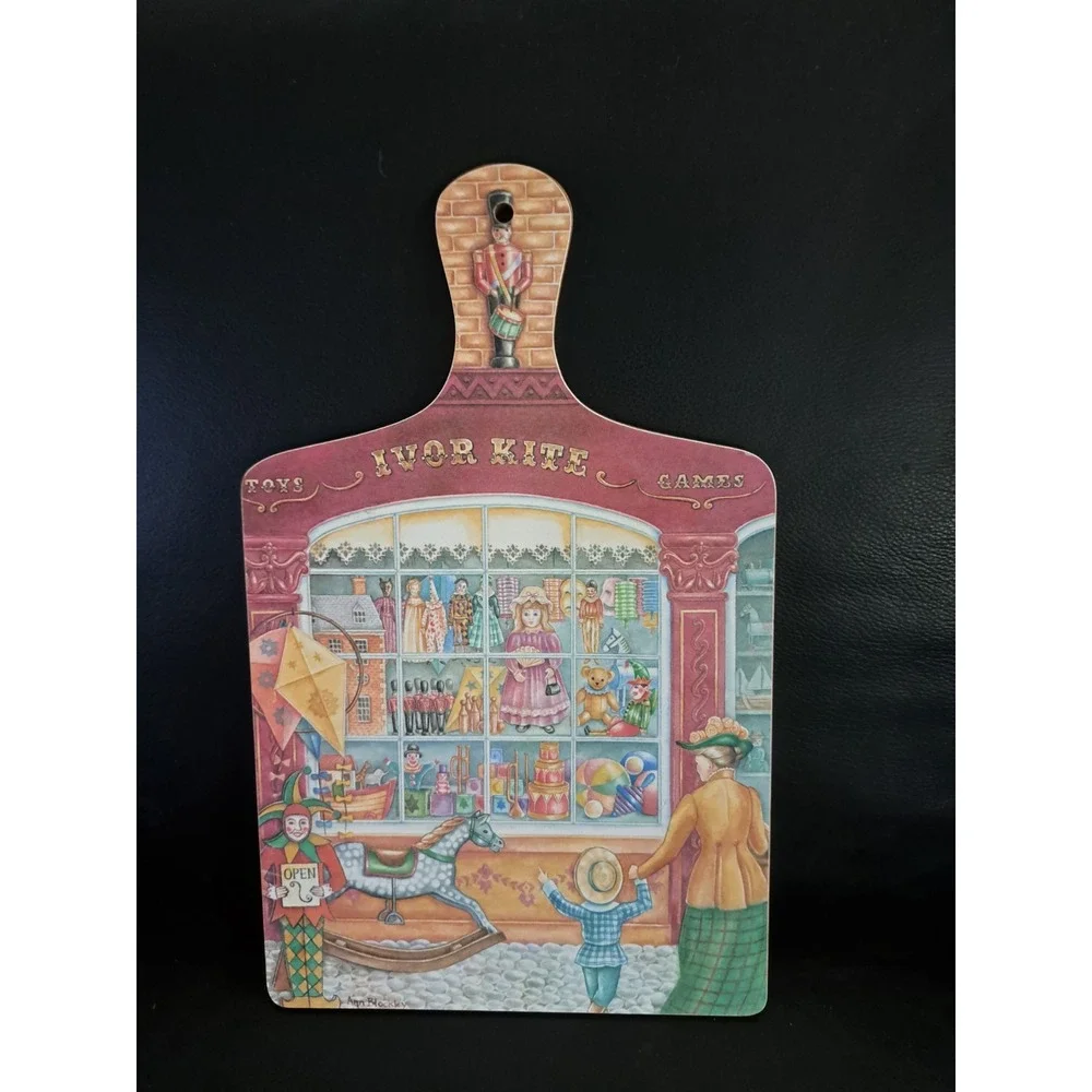 Vintage Original WILSCOMBE MELAMINE England‎ VERY COLLECTABLE CUTTING BOARD